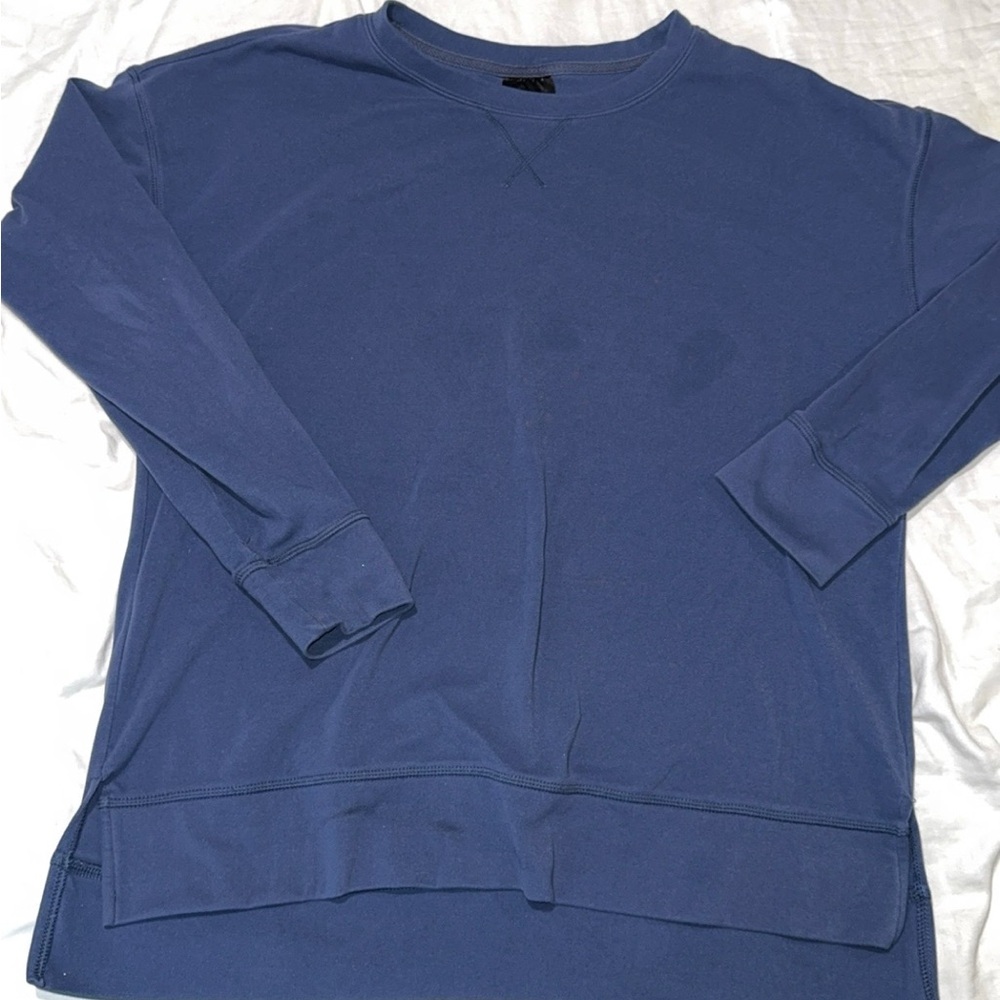 Blue Crew Neck Sweater